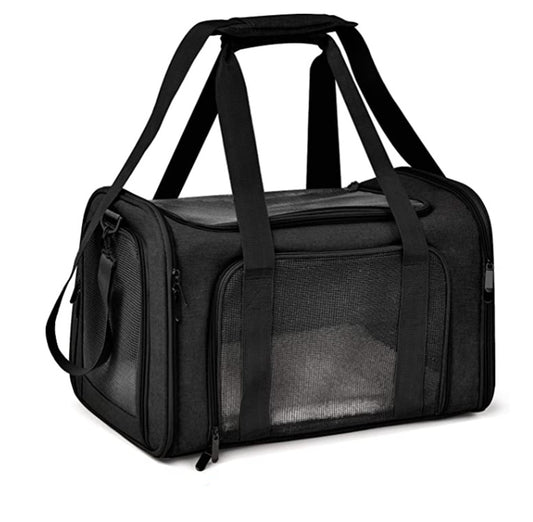 4PAWZ Water-Resistant Pet Travel Bag | Car-Ready Carrier for Dogs & Cats