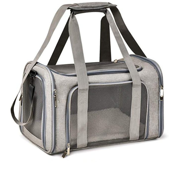 4PAWZ Water-Resistant Pet Travel Bag | Car-Ready Carrier for Dogs & Cats