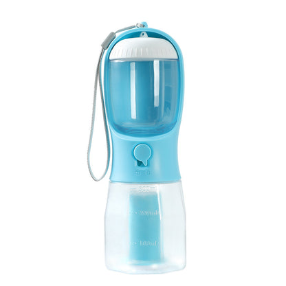 4PAWZ 3-in-1 Travel Pet Bottle - Water, Food & Waste Bags in One