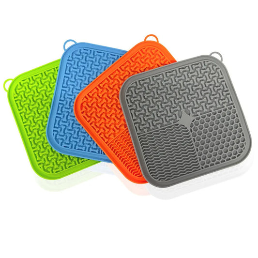 4PAWZ Dog Licking Pad - Travel Slow Feeder That Sticks to Most Surfaces