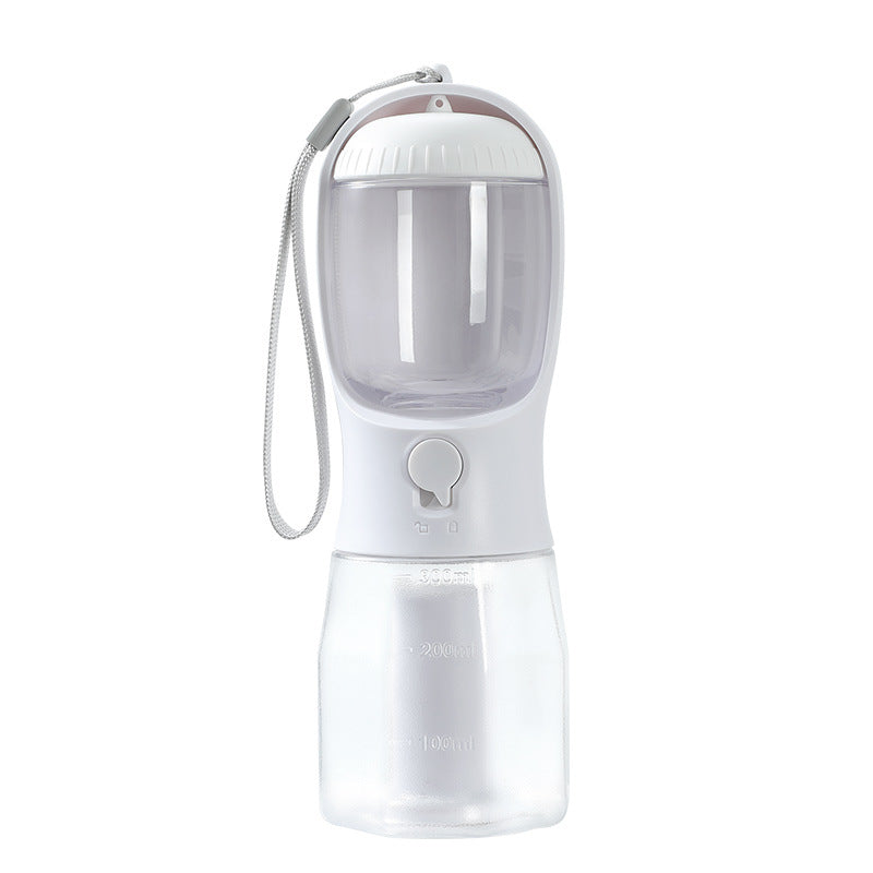 4PAWZ 3-in-1 Travel Pet Bottle - Water, Food & Waste Bags in One