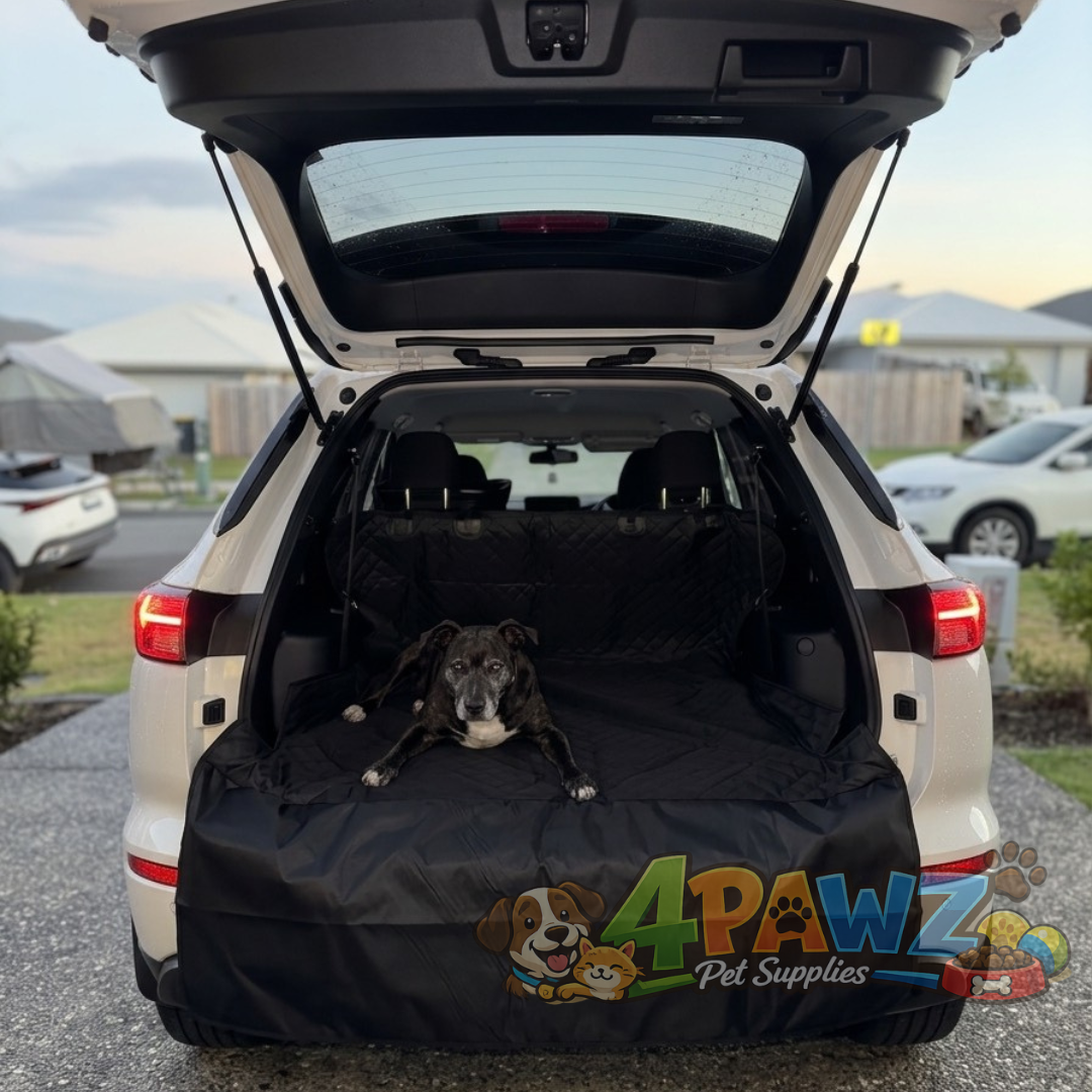 4PAWZ Car Boot Liner - Heavy-Duty Pet Travel Protection for Car Trunks