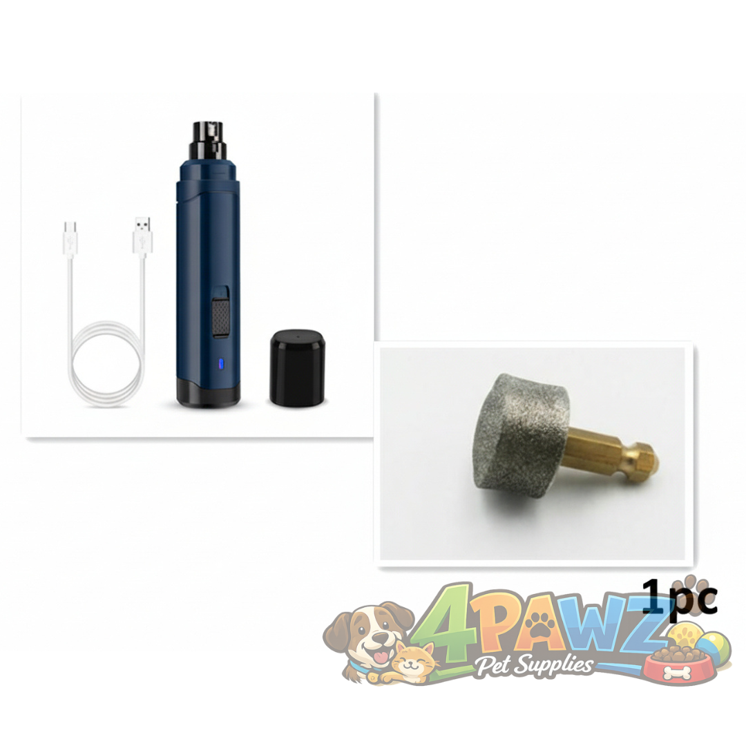 4PAWZ Low-Noise Pet Nail Grinder for Dogs & Cats - USB Rechargeable