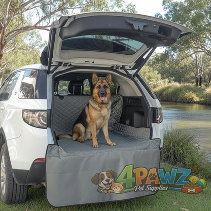 4PAWZ Car Boot Liner - Heavy-Duty Pet Travel Protection for Car Trunks