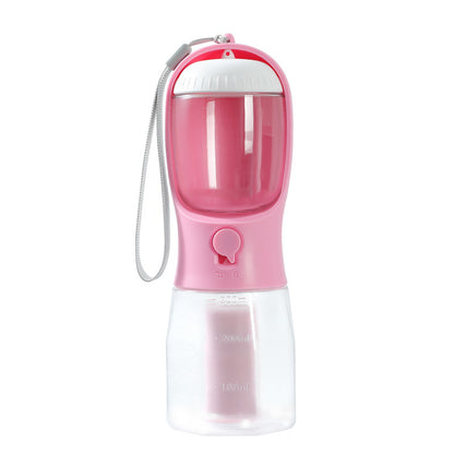 4PAWZ 3-in-1 Travel Pet Bottle - Water, Food & Waste Bags in One